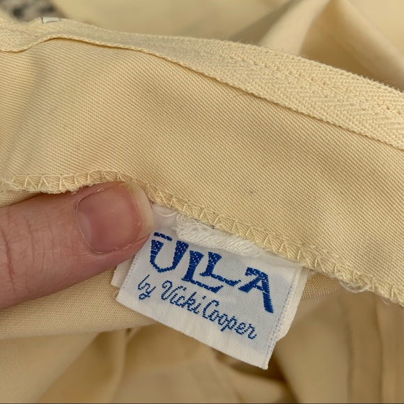 Vintage Wide Leg Belted Pants - Picture 5 of 6